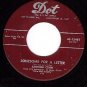 DOT 15481 SANFORD CLARK The Fool/Lonesome For A Letter