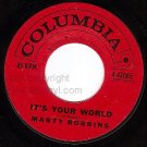 NM COLUMBIA MARTY ROBBINS 42065 Its Your World/You Told