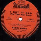 EPIC 70408 45 BUDDY GRECO I Got It Bad ~ Swingin Loser