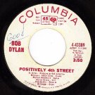 DJ COLUMBIA 4-43389 BOB DYLAN INCREDIBLE SOUND LISTEN