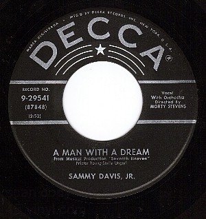 NM DECCA 29541 45 SAMMY DAVIS JR Old Black Magic/Dream