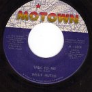 MOTOWN 1360 45 WILLIE HUTCH Talk To Me ~ Love Power