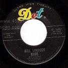 NM DOT 16452 45 BILL LINDSEY ~ Blue ~ Winter Love
