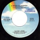 NM MCA 53408 ELTON JOHN A Word In Spanish/Heavy Traffic