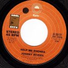 EPIC 50121 45 JOHNNY RIVERS Help Me Rhonda ~ New Lovers