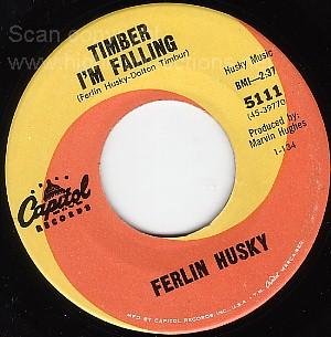 M- CAPITOL 45 FERLIN HUSKY Timber I'm Falling/Diamonds