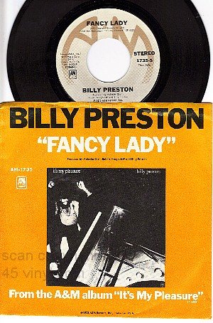 AM 1735 45+ PS BILLY PRESTON ~ Fancy Lady ~ Song Of Joy