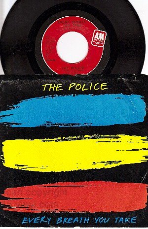 NM/M- 45 + PS AM 2542 THE POLICE Every Breath You Take