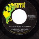 PARROT 9800 HEDGEHOPPERS ANOYMOUS ~ It's Good News Week