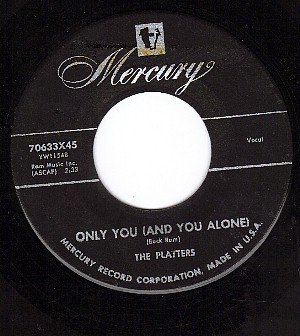 MERCURY 70633 PLATTERS Only You And You Alone ~ Battle
