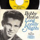 EPIC 9768 45 + PS BOBBY VINTON Long Lonely Nights/Satin