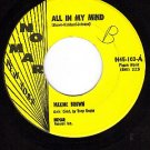 NOMAR 103 MAXINE BROWN All In My Mind/Harry Let's Marry