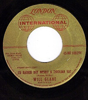 PROMO 45 LONDON INT 10029V WILL GLAHE Rather Buy Myself