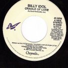 NM 45 CHRYSALIS 23509 BILLY IDOL Cradle Of Love ~ 311