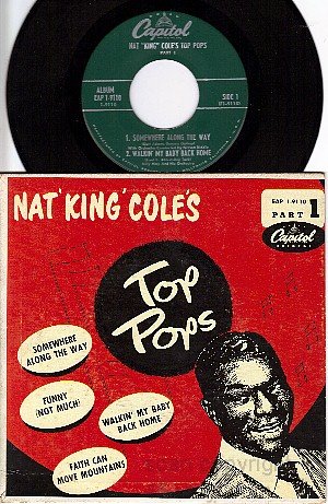 NM CAPITOL EAP 1-9110 PS+ 45 NAT KING COLE Somewhere