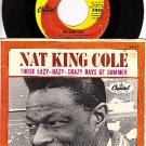 CAPITOL 4965 PS+ 45 NAT KING COLE ~ The Cool Of The Day