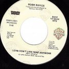 NM WB ROSE ROYCE Love Dont Live Here Anymore/Wishing On
