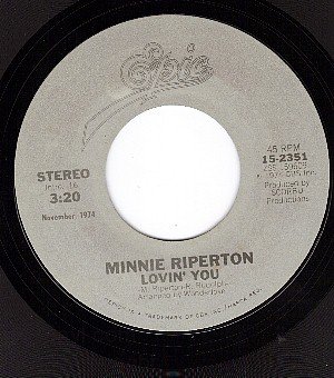 NM 45 EPIC MINNIE RIPERTON Lovin You ~ Inside My Love