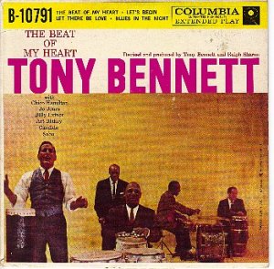 PS COLUMBIA B-10791 TONY BENNETT ~ The Beat Of My Heart