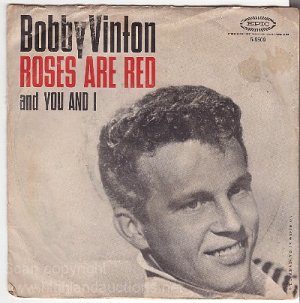 PICTURE SLEEVE PS BOBBY VINTON Roses Are Red/You And I