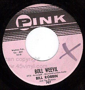 NM/M- PINK 707 45 BILL ROBBIN Boll Weevil ~ Near You