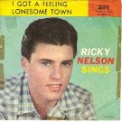 PICTURE SLEEVE IMPERIAL 5545 RICKY NELSON Got A Feeling