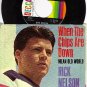 IMPERIAL 31756 45 + PS RICK NELSON Mean Old World/Chips