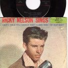 IMPERIAL 5463 45+ PS RICKY NELSON ~ I Told You Lately