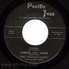 PACIFIC JAZ EP 4-2 GERRY MULLIGAN QUARTET Cherry/Motel