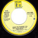 REPRISE 1368 THE BEACH BOYS Had To Phone Ya ~ It's Ok
