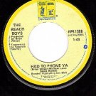 REPRISE 1368 THE BEACH BOYS had To Phone Ya ~ It's Ok