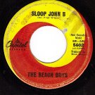 CAPITOL 5602 THE BEACH BOYS Sloop John B/So Good To Me