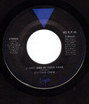 NM 45 VIRGIN 7-99481 CUTTING CREW Died In Your Arms/For