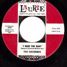 NM LAURIE 3089 ENCHORDS I Need You Baby/Zoom Zoom Zoom