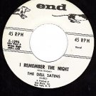 NM END 1096 DELL SATINS I Remember The Night/I'll Pray