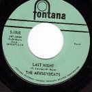 FONTANA 1950 45 MERSEYBEATS ~ Last Night ~ See Me Back