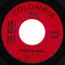 NM  PAUL REVERE/RAIDERS 45 4-44335 Peace Of Mind/Others