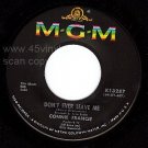 NM MGM 45 K 13287 + PS CONNIE FRANCIS Something More