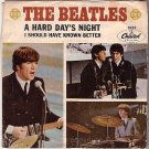 CAPITOL PICTURE SLEEVE BEATLES 5222 A Hard Day's Night