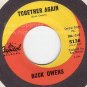NM CAPITOL 45 rpm BUCK OWENS Together Again Rare Dbl A