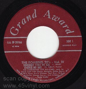 GRAND AWARD EP 2016 45 + PS ~ The Roaring 20's Volume 4