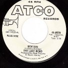 PROMO ATCO 6579 THE LAST WORD Mor'een/Runnin And Hidin