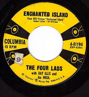 NM COLUMBIA 4-41194 FOUR LADS Enchanted Island ~ Guess
