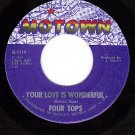 NM MOTOWN 1119 FOUR TOPS Your Love Is Wonderful ~ Renee