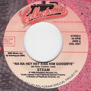 NM 45 STEAM/JIMMY JONES Na Hey Kiss Him Goodbye/Timin'