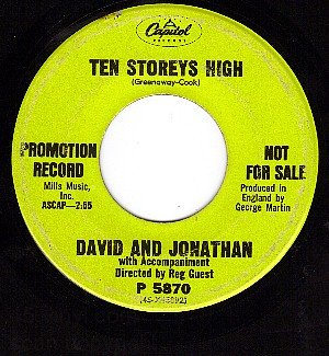 PROMO CAPITOL 5870 DAVID AND JONATHAN Ten Storeys High