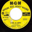PROMO MGM K12969 CONWAY TWITTY C'est Si Bon/Let Me Down
