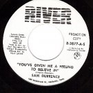 PROMO RIVER 3877 SAM DURRENCE You've Given Me A Feeling