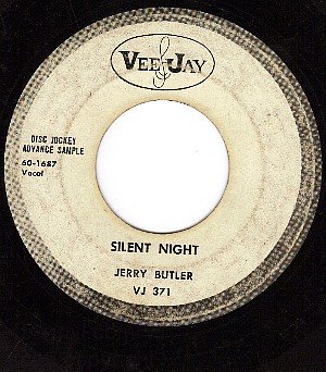 PROMO VEE JAY 371 JERRY BUTLER Silent Night/Holy Night