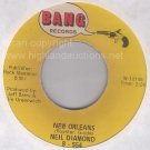 NM BANG 45 rpm NEIL DIAMOND ~ New Orleans ~ Hanky Panky
